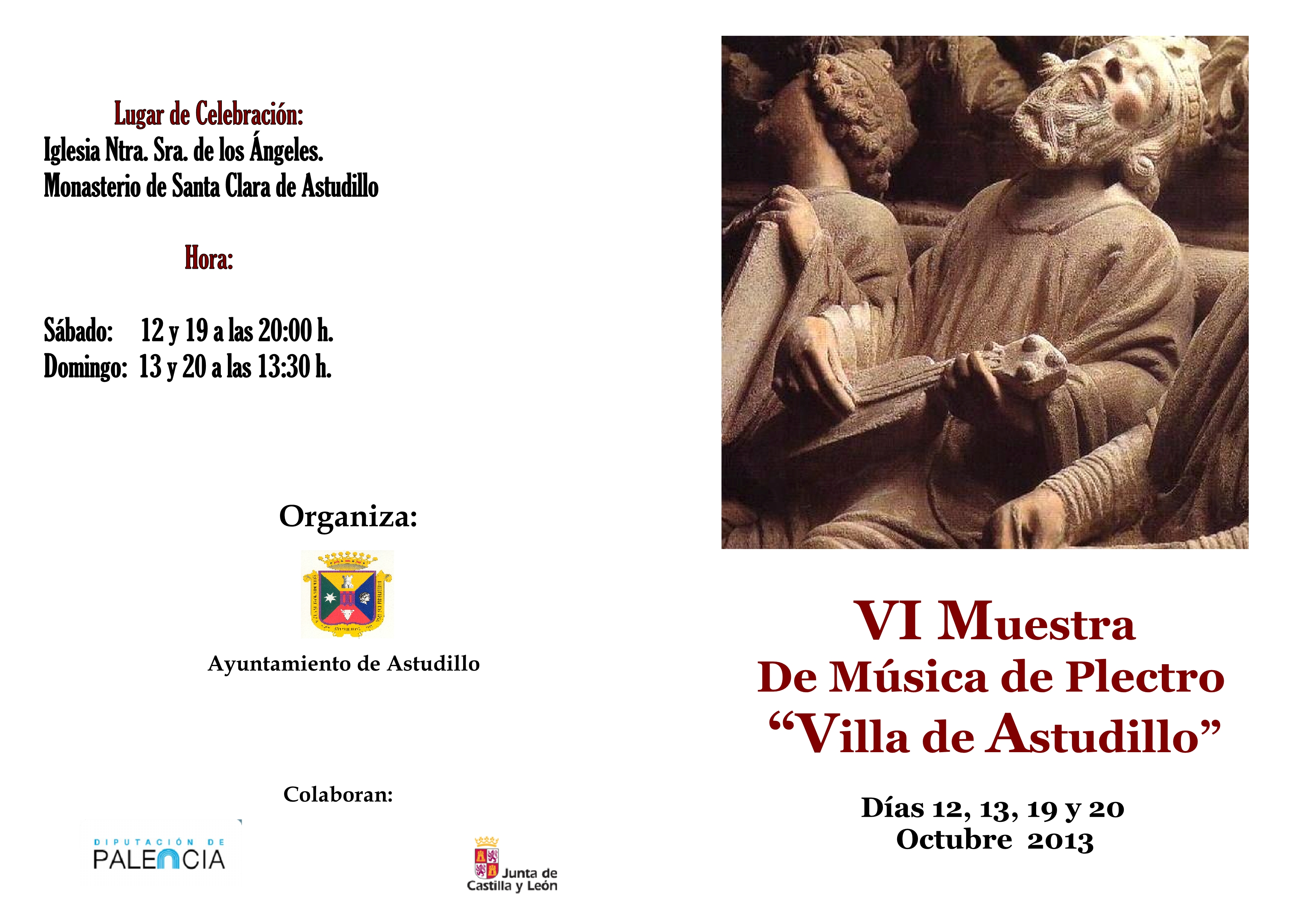 VI Muestra de Música de Plectro «Villa de Astudillo»